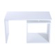 Table basse en bois blanc 77x40x44cm...