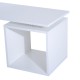 Table basse en bois blanc 77x40x44cm...
