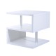 Mesa Auxiliar Madera Blanco 50x50x50cm...