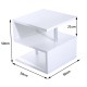 Auxiliary table white wood 50x50x50cm...