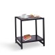 Mesa auxiliar black metal 38x38x45,7cm...