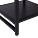 Mesa auxiliar black metal 38x38x45,7cm...