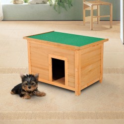 Hundekoffer gelbes Holz 85x58x58cm...