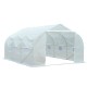 Plastic greenhouse white 450x300x200cm...