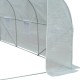 Plastic greenhouse white 450x300x200cm...