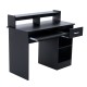 Computer table mdf black 106x50x93,5cm...