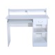 Mesa de Ordenador MDF Blanco 106x50x93,5cm...