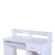 Table d'ordinateur mdf blanc 106x50x93,5cm...