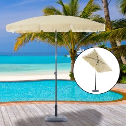 Terrasse parasol jardin ou patio - couleur beige -...
