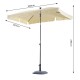 Terrace parasol garden or patio - color beige -...