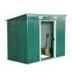 Capannone zincato piatto verde 237x119x181cm...