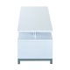 Mueble para Televisor Madera Blanco 114x40x40,5cm...