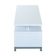 Mueble para Televisor Madera Blanco 114x40x40,5cm...