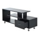 Mueble para Televisor Madera Negro 152x40x60,5cm...