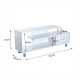 Mueble para Televisor Madera Blanco 152x40x60,5cm...