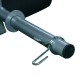 Hantelbank schwarz Stahl 165x68x114cm...
