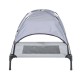 Bed for pets grey fabric 76x61x76cm...