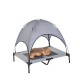 Bed for pets grey fabric 92x76x192cm...