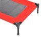 Bed for pets grey fabric 76x61x18cm...