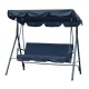 Giardino o terrazza - nero - metallo - 170x110x153 cm