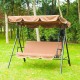 Braune Metall Gartenschwinge 170x110x153cm...