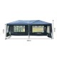 Garden tent with windows - dark blue.