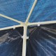 Garden tent with windows - dark blue.