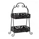 Black iron shelf 50x25x70cm...