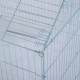 Plated iron enclosure 203x103x98cm...