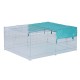 Gabinete de ferro banhado 144x112x60cm...