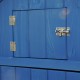 Garden shed blue wood 77x54,2x179cm...