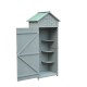 Garden shed grey wood 77x54,2x179cm...