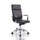 Liftable office chair with black headrest pu.