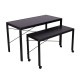 PC table pc black metal 2 tables.