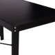 Table PC pc noir métal 2 tables.