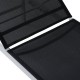 Garden tumbona pool black textilene steel 177...