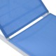 Tumbona garden pool blue textilene steel 177x...