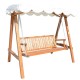 Swing chair - natural wood color - mad.