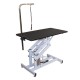 Folding table canine hairdressing with hydraulic tension.