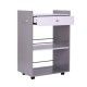 Auxiliary kitchen cart– gray color – mdf, metal. .