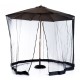 Mosquito net with Cremallera – black – ma.