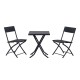 Furniture set with 1 table and 2 chairs – ne color.