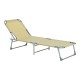 Pliant et incliné chaises longues pour plage ou piscine...