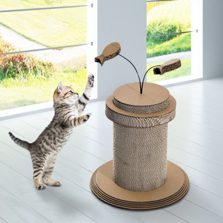 Scraper for cat type tree – yellow – mat.