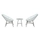 Furniture set terrace garden – white color –...