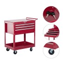 Mobile tool chariot with wheels furniture al.