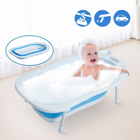 Bañera para Bebé y Niño para Baño Infantil - Plegab...