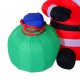 Inflatable noel 70x45x120cm led lights + rég bag.