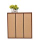 Möbel-Datei Regal Holz braun 60x24x63cm...
