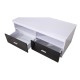 Mueble de Soporte para TV con 2 Cajones y Estantes t...